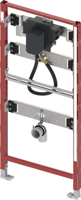 JEU DE MONTAGE URINOIR POUR PLAQUE DE COMMANDE ELECTRONIQUE AVEC PIEDS