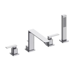 MELANGEUR BAIGNOIRE CUBO 4 TROUS