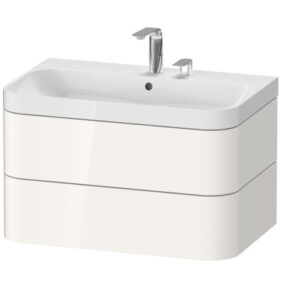 MEUBLE HAPPY D2 SOUS LAVABO A 2 TIROIRS 775x490