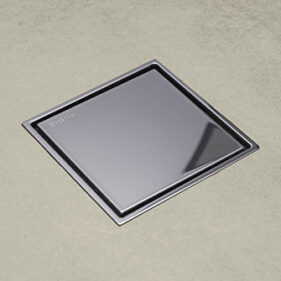 SIPHON DE SOL SORTIE VERTICAL PLATE 150X150