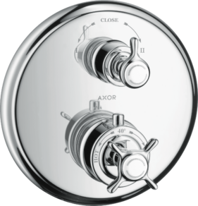 MITIGEUR DOUCHE MONTREUX ENCASTRABLE THERMOSTATIQUE AVEC ROBINET D'ARRET ET INVERSEUR