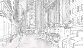 MARCO FONTANA: WALL STREET DESERTED 1