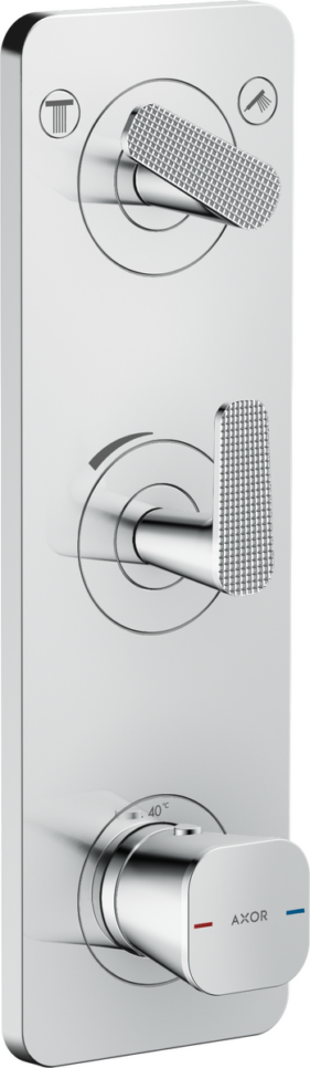 MODULE DOUCHE CITTERIO C CUBIC ENCASTRABLE  THERMOSTATIQUE AVEC ROBINET D'ARRET ET INVERSEUR