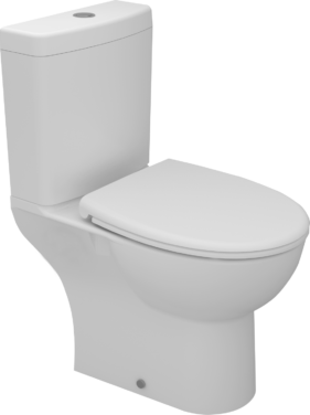 CUVETTE A POSER PROJECT S/H 610 AVEC RESERVOIR ET ABATTANT AMORTISSABLE