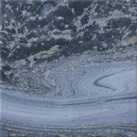 SWIRL BLUE MURAL 15x15