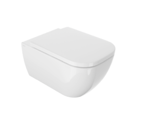 CUVETTE SUSPENDU QUARC RIMLESS 540 AVEC ABATTANT AMORTISSABLE