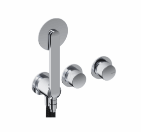 MITIGEUR DOUCHE DEDAL ENCASTRABLE 2 VOIES AVEC DOUCHETTE DE TETE